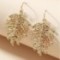 c European and American popular fashion leaf earrings