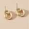 Drip Metal Statement Pinwheel Earrings