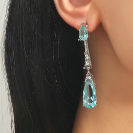 water drop earrings simple atmospheric earrings