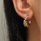 exaggerated twist earrings