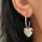 heart pendant ear buckle