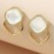 Square Opal Earrings