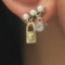 Pearl earrings