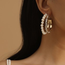 European personality simple Crystal earrings