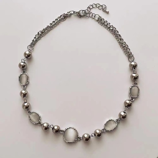 Exquisite Beads Chain Crystal Necklace