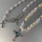 Colored Pearls Stackable Cross and Wing Pendant Necklace