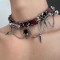 Riveted Metal Choker Necklaces for Teen Girls / Women