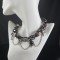 Riveted Metal Choker Necklaces for Teen Girls / Women