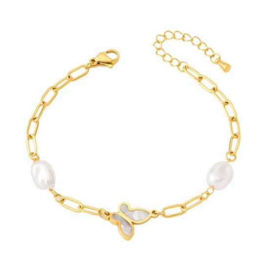 Hot Sale Pearl Butterfly Bracelet