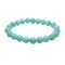 10mm Light Blue Round Beads Crystal Bracelet For Women