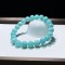 10mm Light Blue Round Beads Crystal Bracelet For Women