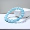 9mm Light Blue Crystal Beads for Bracelets