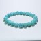 10mm Light Blue Round Beads Crystal Bracelet For Women