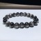 10mm Black Round Beads Natural Stone Bracelet For Women