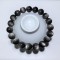 10mm Black Round Beads Natural Stone Bracelet For Women