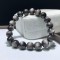 10mm Black Round Beads Natural Stone Bracelet For Women