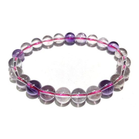 9mm Round Crystal Beads Bracelet For Women