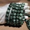 10mm Round Green Crystal Beads Bracelet (One Item)