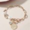 LOVE Round Pear Chain Bracelet