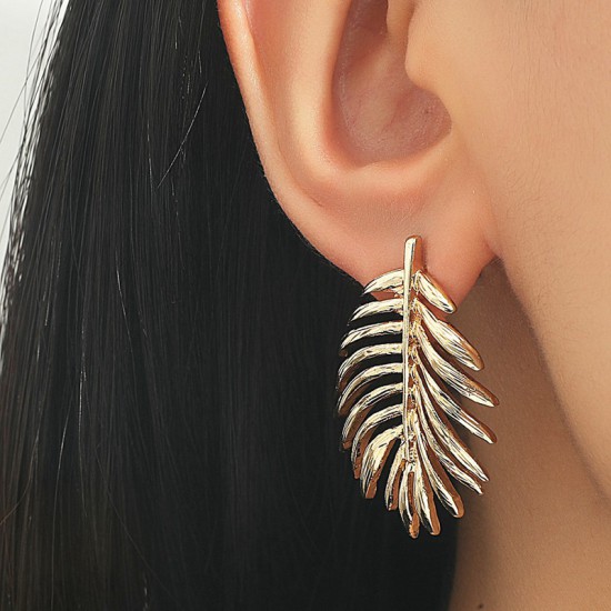 leaf earrings