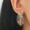 leaf earrings