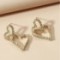 Fashion Alloy Knot Crystal Stud Earrings