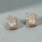 Square Trend Stud Earrings