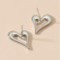 Loving heart earrings