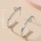 women's french ear hook ear clip free needle free ear stud Earrings