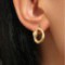 Geometric Half Circle Women's Earrings