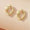 Geometric Half Circle Women's Earrings