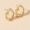 Geometric Half Circle Women's Earrings