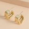 Geometric Multilayer Square Earrings