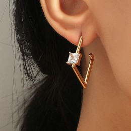 Crystal Crystal Fashion Earrings