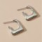 Square Buckle Geometric Earrings