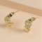 European and American irregular C-shaped earrings